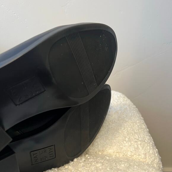 Naturalizer Sahara Black Tall Vegan Leather Boots size 8M - Picture 8 of 9